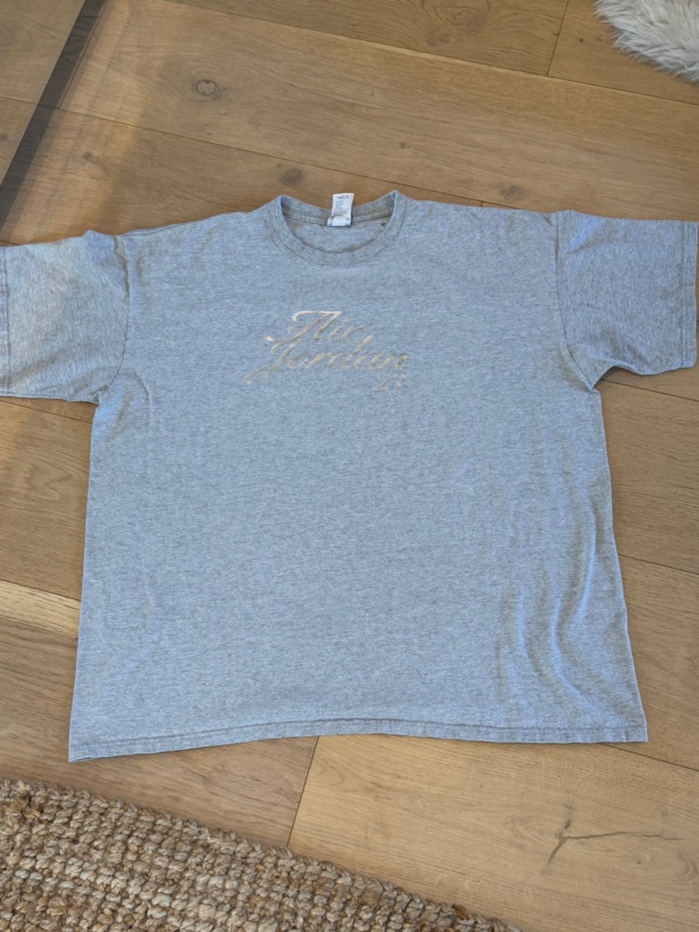 Heather Gray Graphic Air Jordan  Tee